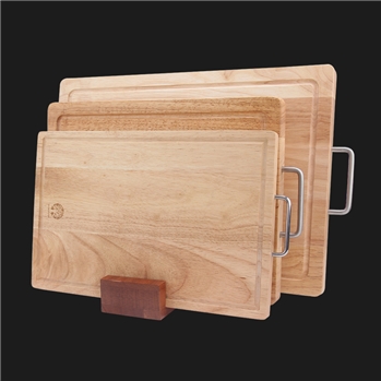 五金优选 橡胶木方形菜板菜板砧板切菜板实木案板面板